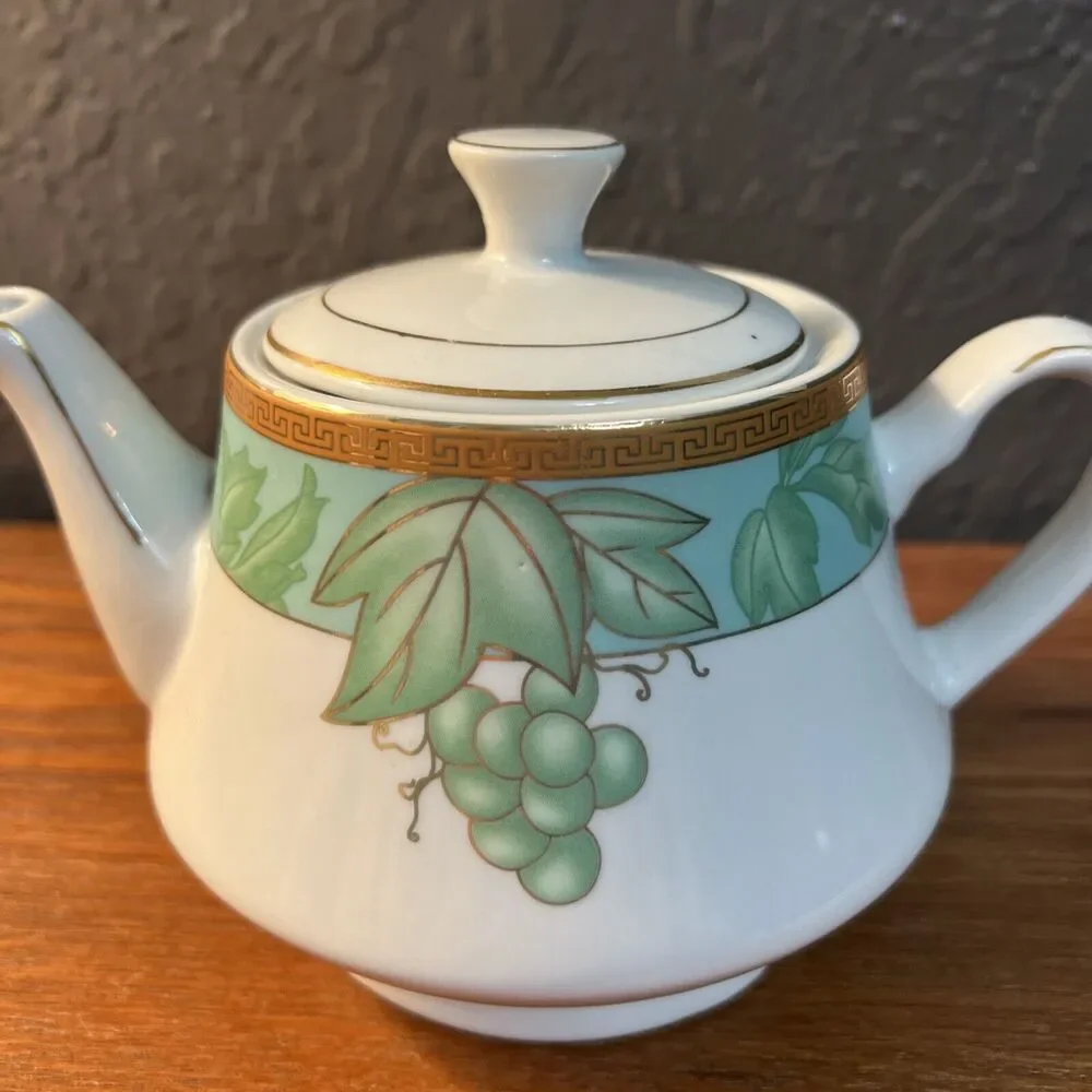 Teapot Casati Germany Fine Porcelain 4 inches tall - Picture 2 of 3
